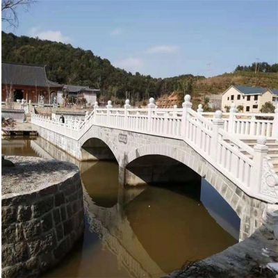 户外河道大型大理石石雕园林河道护栏博鱼网页版