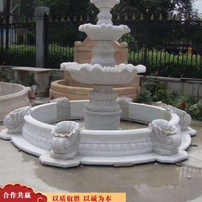 大理石石雕户外景观喷泉博鱼网页版