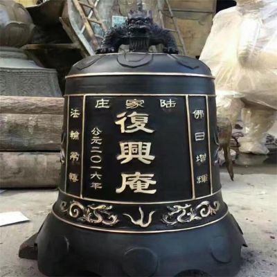 宗教寺庙大型铜雕铜钟博鱼网页版