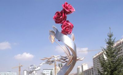 城市不锈钢玫瑰花博鱼网页版