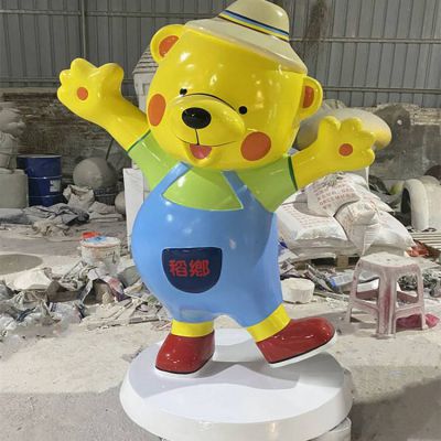 商场超市玻璃钢卡通小熊博鱼网页版