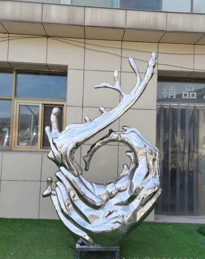 别墅庭院装饰大号不锈钢海浪浪花博鱼网页版