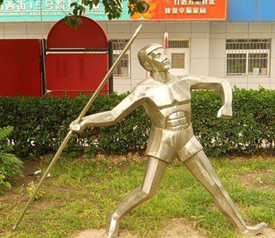 小区花园摆放抛光不锈钢标枪博鱼网页版