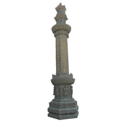 青石石雕户外寺庙大型古建筑经幢柱博鱼网页版