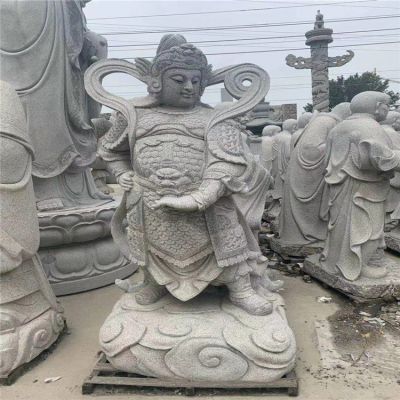 大理石石雕宗教寺庙四大金刚博鱼网页版