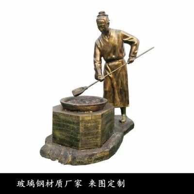 广场摆放玻璃钢农耕文化人物情景博鱼网页版