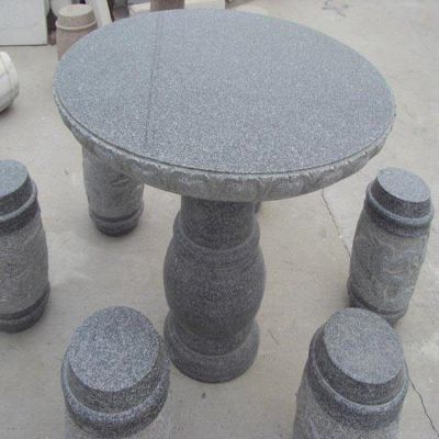 大理石石雕石桌石凳景观园林摆件