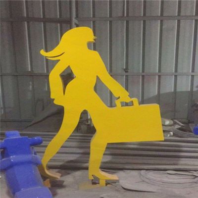 商业街玻璃钢彩绘购物袋造型景观博鱼网页版