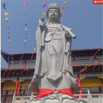 大理石石雕园林大型佛像景观摆件