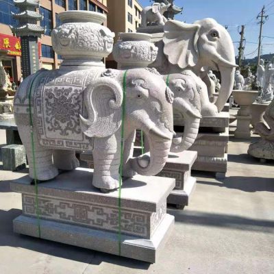 庭院饭店门口大型招财大象博鱼网页版