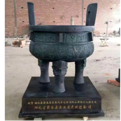 景区法院摆放装饰大型青铜鼎博鱼网页版  