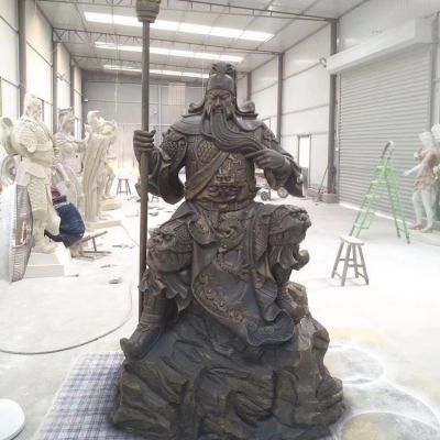 铜雕户外园林景观武财神博鱼网页版