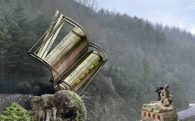 园林景观创意不锈钢抽象书简博鱼网页版