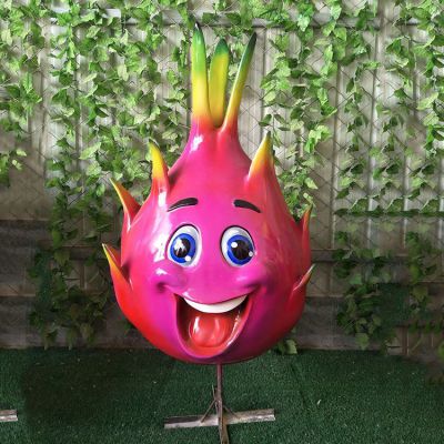 卡通火龙果玻璃钢动漫博鱼网页版
