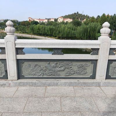河道砂石石雕户外大型栏杆栏板博鱼网页版