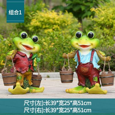 酒店两只在挑水的玻璃钢青蛙博鱼网页版