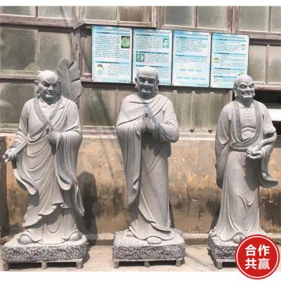 大理石石雕户外寺庙十八罗汉博鱼网页版
