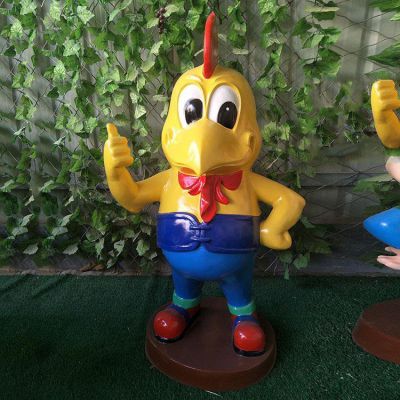 商场园林玻璃钢卡通十二生肖鸡博鱼网页版