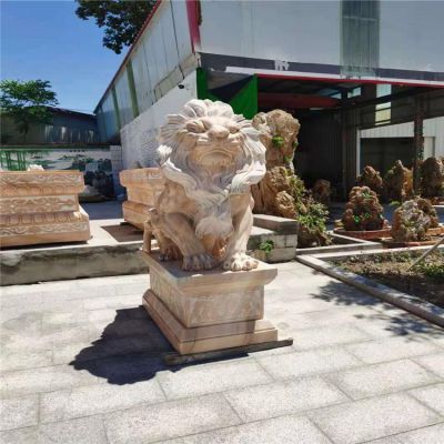 公园企业公司大理石石雕狮子博鱼网页版比较