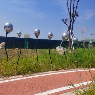 户外公园路边不锈钢创意气球博鱼网页版