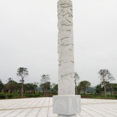 户外广场大型盘龙户外园林文化柱博鱼网页版