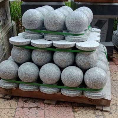 岩球挡车石雕路障球