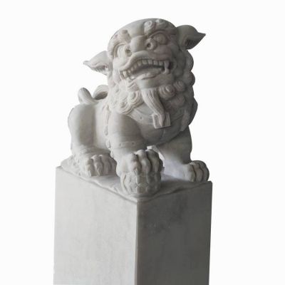 庭院门口石材镇宅招财狮子博鱼网页版