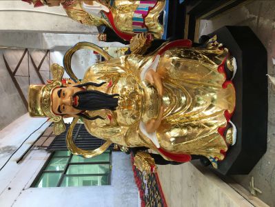 玻璃钢漆金财神坐像企业招财财神博鱼网页版