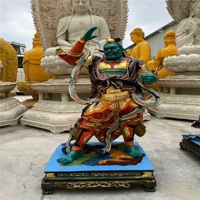 大型景观神话人物玻璃钢彩绘玻璃钢十二神将博鱼网页版