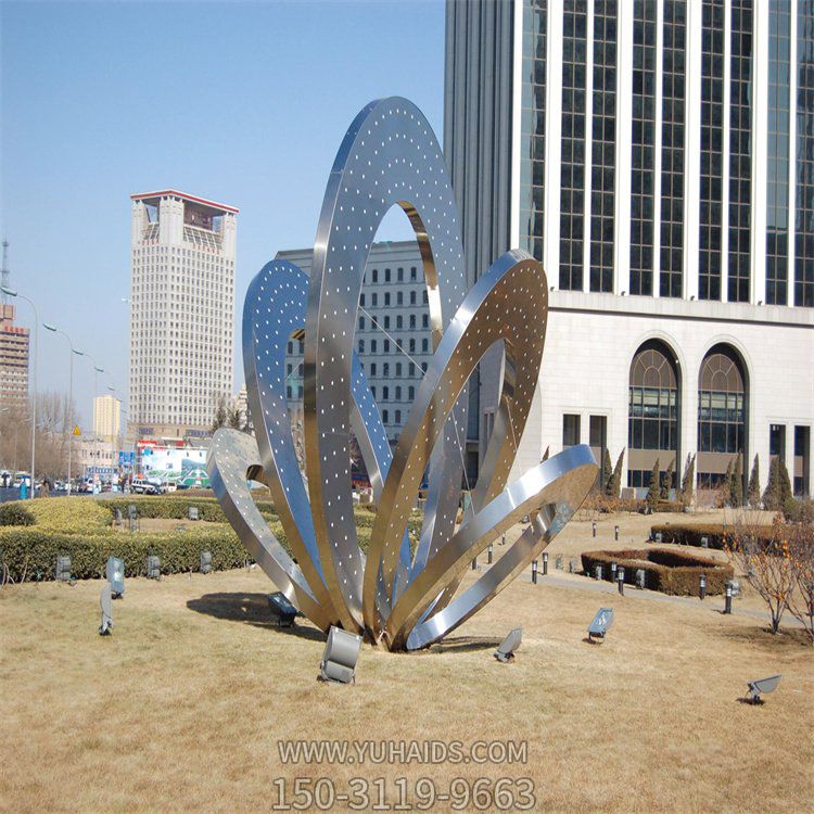 酒店园林不锈钢城市博鱼网页版加工 花园景观小品装饰 大型摆件