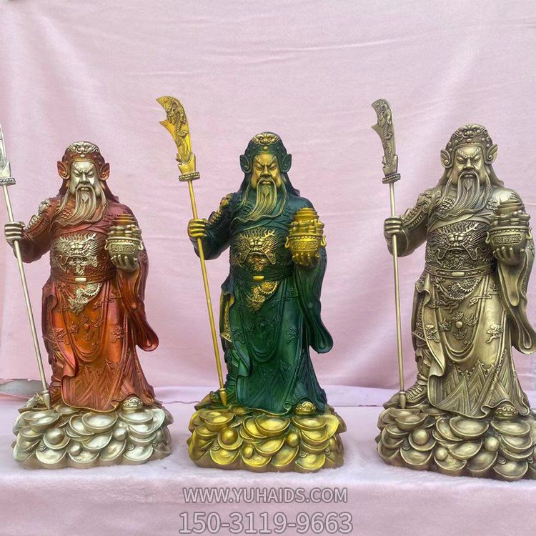 铜雕大型家居供奉关公博鱼网页版