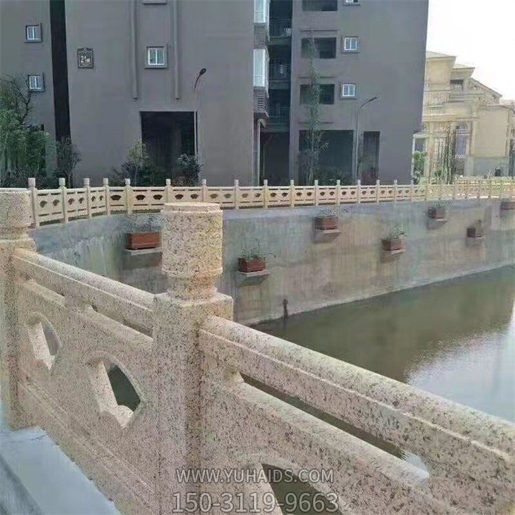 别墅园林河道砂石石雕景观栏杆栏板博鱼网页版
