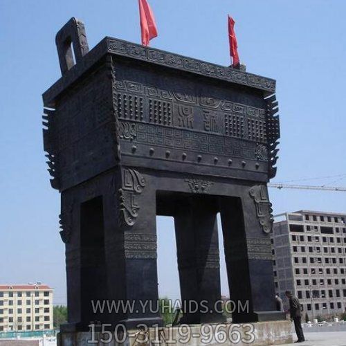 园林广场大型不锈钢仿铜鼎博鱼网页版摆件