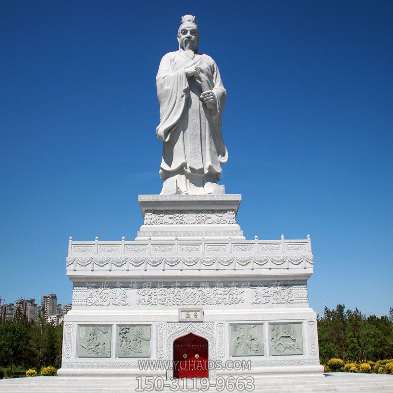 景区大型历史名人古代著名思想家教育家大理石孟子石雕像博鱼网页版