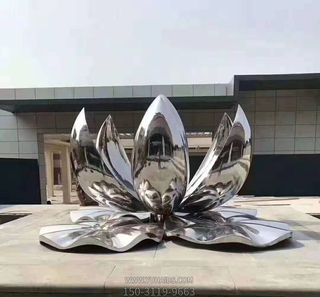 不锈钢镜面创意盛开的莲花博鱼网页版