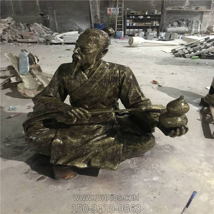 创意城市景观 玻璃钢仿铜人物博鱼网页版