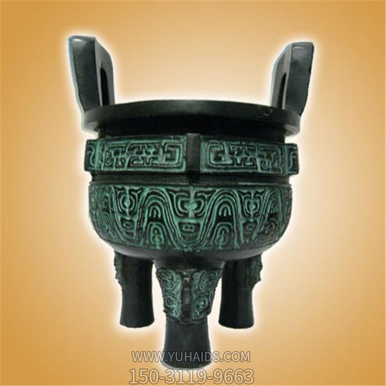 仿古青铜器户外寺庙圆形鼎博鱼网页版