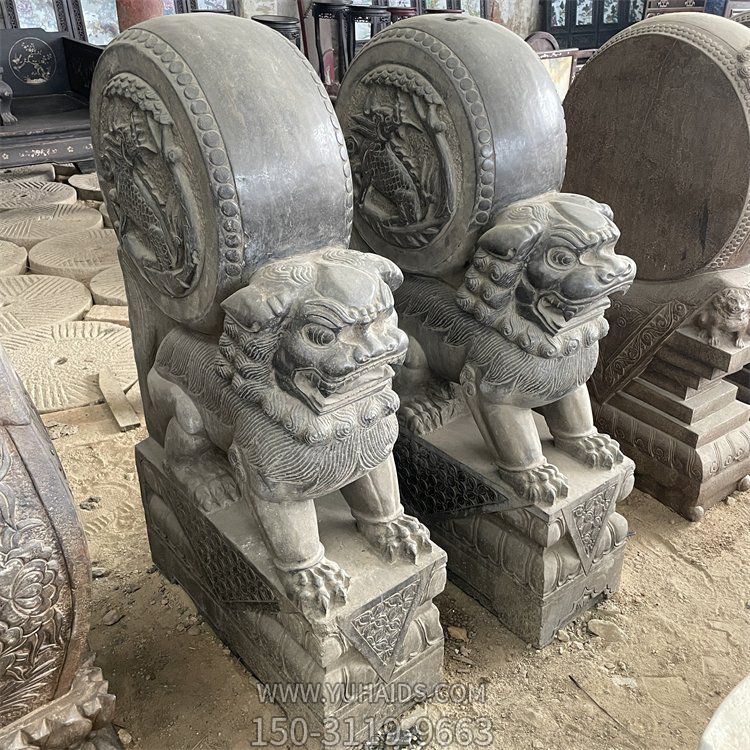 石雕狮子抱鼓石博鱼网页版