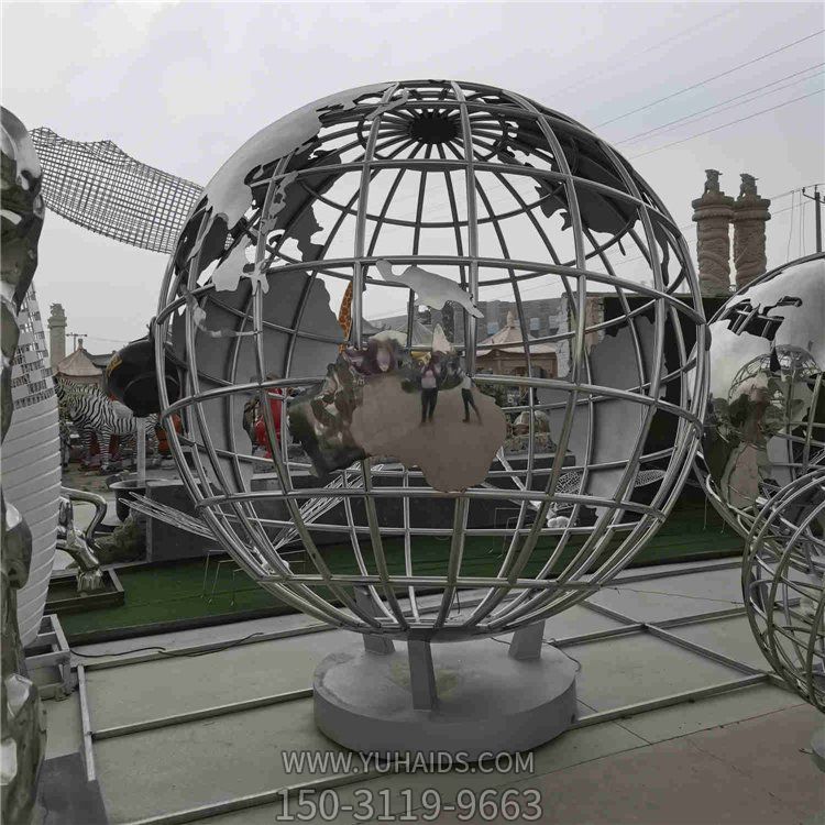 不锈钢镂空户外大型金属镂空球摆件博鱼网页版