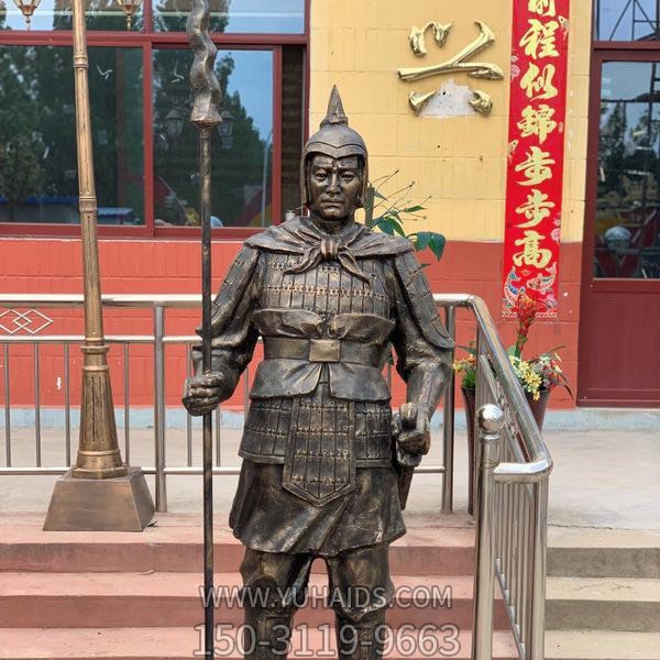 户外景区玻璃钢仿铜古代人物博鱼网页版