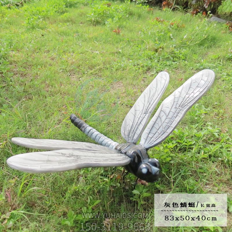 大学校园草坪站立玻璃钢蜻蜓博鱼网页版