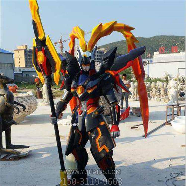 玻璃钢彩绘电影院动漫游戏人物摆件博鱼网页版