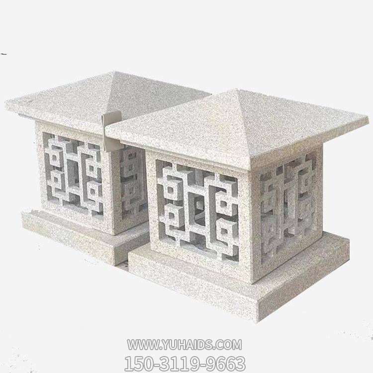 庭院驿站大理石石雕镂空石灯博鱼网页版