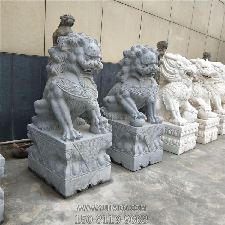 天然青石雕刻企业家用大门口镇宅招财博鱼网页版