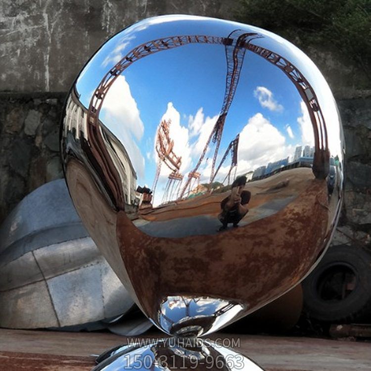 户外大型不锈钢镜面圆球博鱼网页版