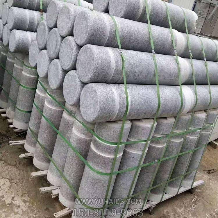 商场户外街道花岗岩雕刻石雕挡车圆柱博鱼网页版