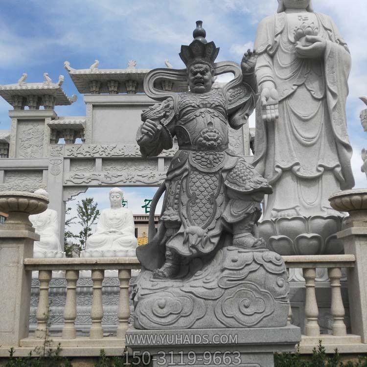 户外寺庙大型石雕四大天王博鱼网页版