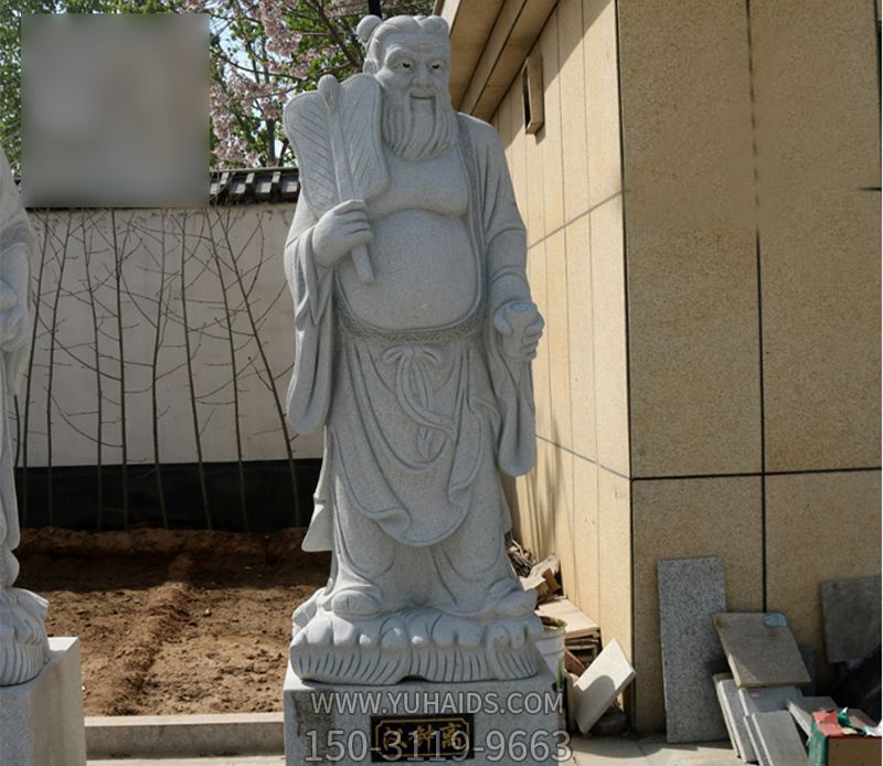 户外园林寺庙大理石石雕汉钟离博鱼网页版