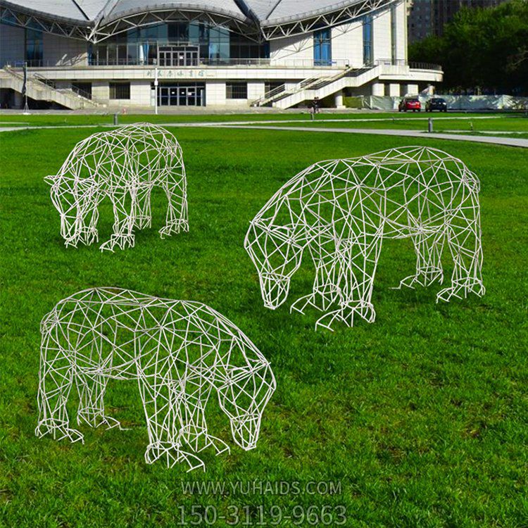 铁艺网格小动物博鱼网页版摆件