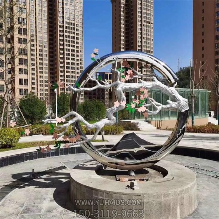 城市 广场不锈钢创意摆件景观博鱼网页版